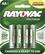 Front. Rayovac - Rechargeable AA Batteries (4-Pack) - Green.