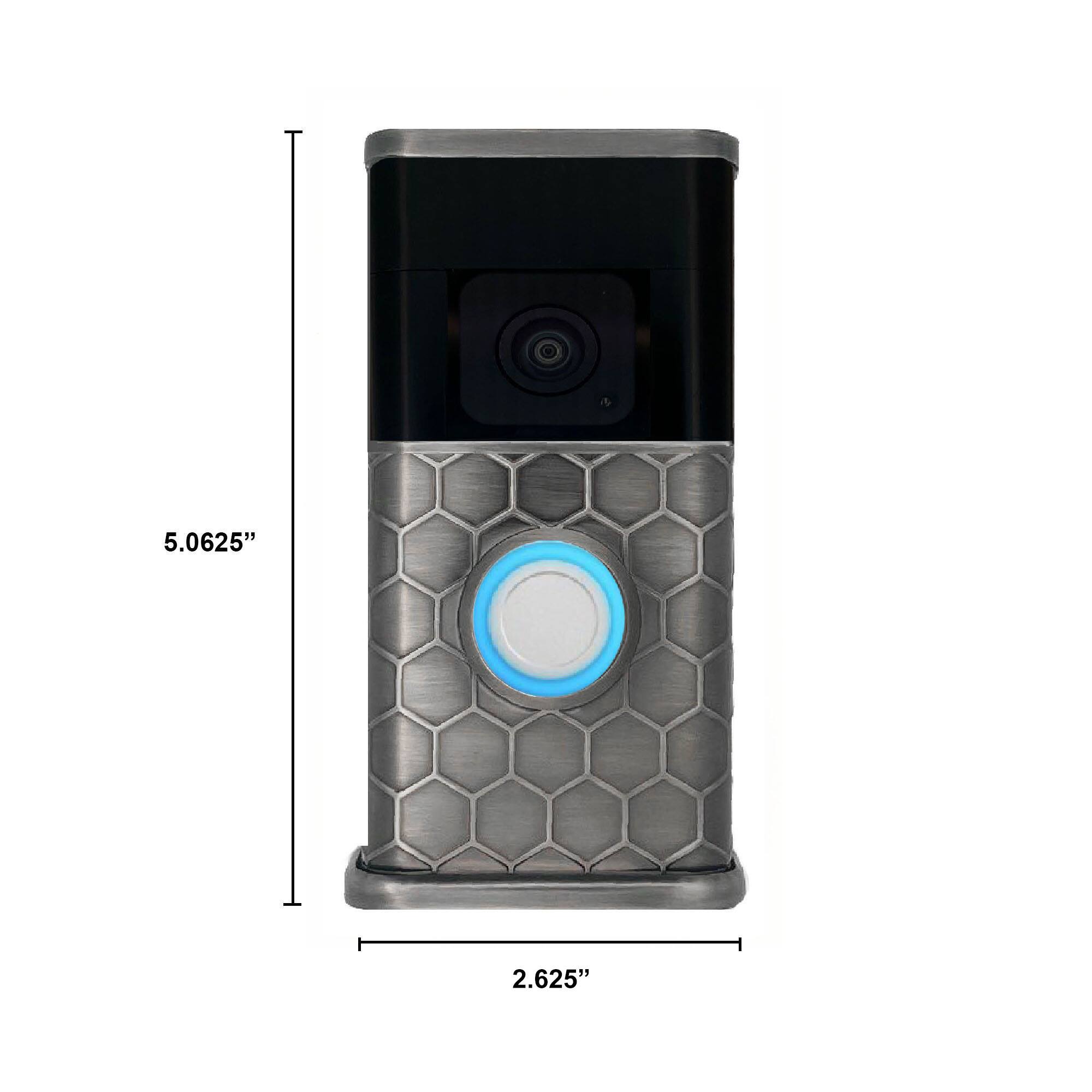 The dimensions of the device are 5.0625 inches in height and 2.625 inches in width.