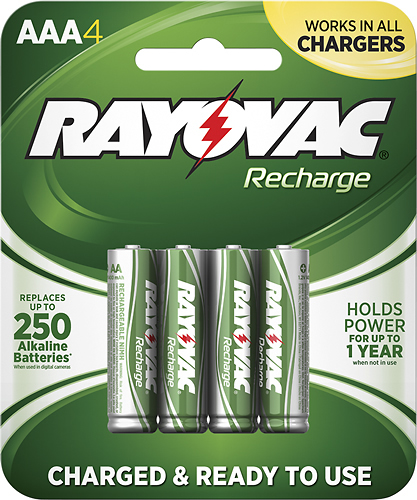 Rayovac Rechargeable AAA Batteries (4-Pack) LD724-4OPB - Best Buy