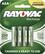 Front. Rayovac - Rechargeable AAA Batteries (4-Pack) - Green.