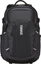 Thule - EnRoute 27L Escort 2 Backpack for 15.6" Laptop w/ 10.1" Padded Tablet Sleeve, Crushproof SafeZone, & Water Bottle Holder - Black - Front_Zoom