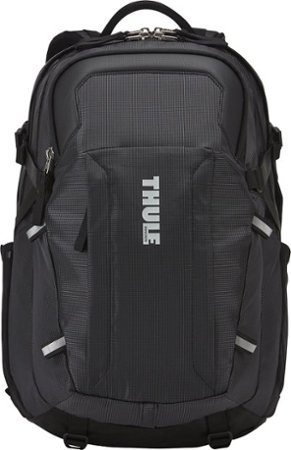 Thule - EnRoute 27L Escort 2 Backpack for 15.6" Laptop w/ 10.1" Padded Tablet Sleeve, Crushproof SafeZone, & Water Bottle Holder - Black_0