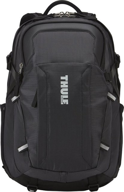 Front Zoom. Thule - EnRoute 27L Escort 2 Backpack for 15.6" Laptop w/ 10.1" Padded Tablet Sleeve, Crushproof SafeZone, & Water Bottle Holder - Black.
