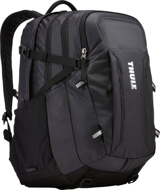 Thule - EnRoute 27L Escort 2 Backpack for 15.6" Laptop w/ 10.1" Padded Tablet Sleeve, Crushproof SafeZone, & Water Bottle Holder - Black_2