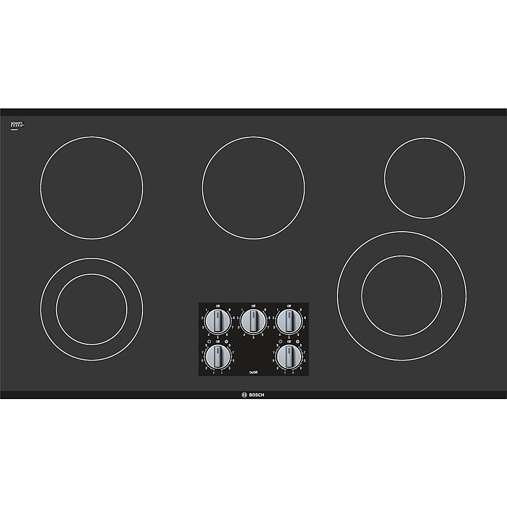 Bosch – 500 Series 36″ Built-In Electric Cooktop – Black