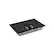 Angle. Bosch - 500 Series 30" Built-In Electric Cooktop with 4 elements - Black.