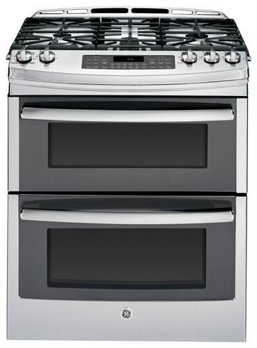 High End Gas Ranges - Best Buy High End Gas Ranges - Best Buy - Ft. Self-Cleaning Slide-In Double Oven Gas Convection Range - Stainless Steel
