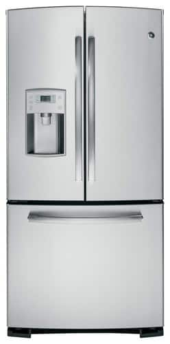 Best Buy Ge Profile Series 22 1 Cu Ft French Door Refrigerator With Thru The Door Water