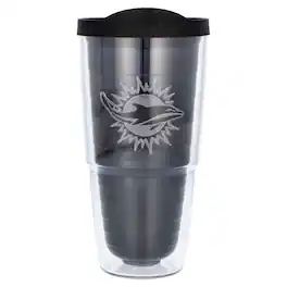 Tervis - Miami Dolphins 24oz. Blackout Classic Tumbler - Multicolor