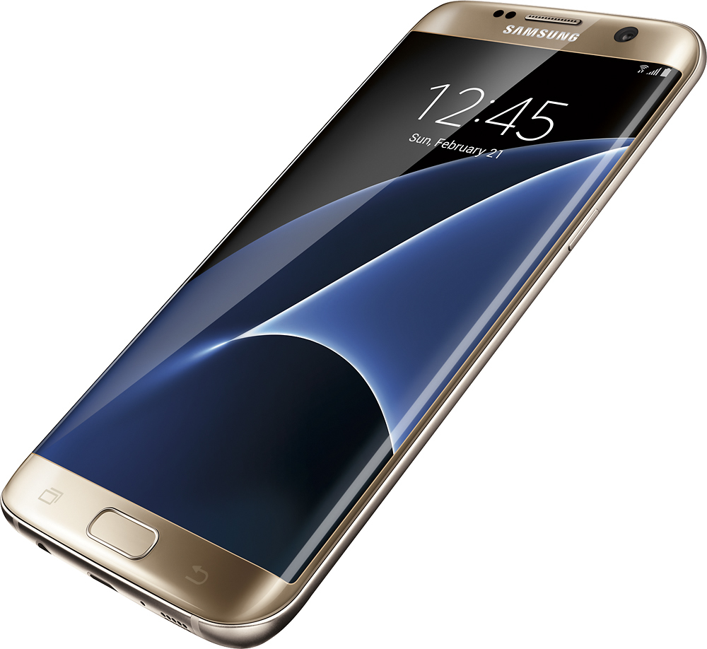 De kerk dagboek Dierbare Best Buy: Samsung Refurbished Galaxy S7 edge with 32GB Memory Cell Phone  Gold Platinum RFRB-SMG935VZDA