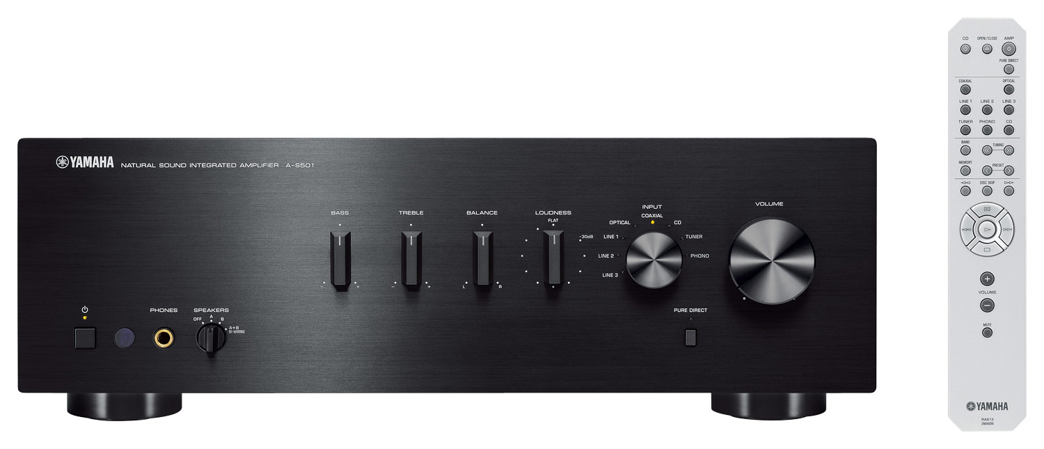 Yamaha A-S501 240W 2-Ch. Integrated Amplifier Black A - Best Buy