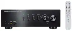 Front. Yamaha - A-S501 240W 2-Ch. Integrated Amplifier - Black.