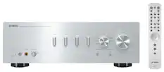 Front. Yamaha - A-S701 320W 2-Ch. Integrated Amplifier - Silver.