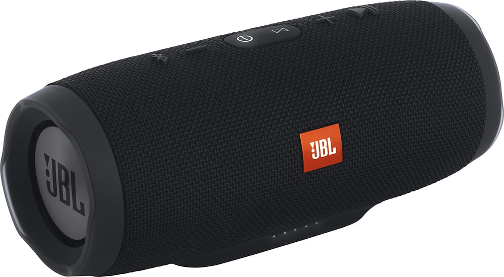 Angle. JBL - Charge 3 Wireless Bluetooth Speaker - Black.