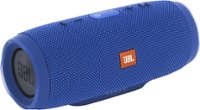 Angle Zoom. JBL - Charge 3 Portable Bluetooth Speaker - Blue.