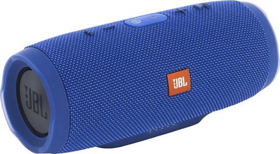 JBL - Charge 3 Portable Bluetooth Speaker - Blue - Angle_Zoom