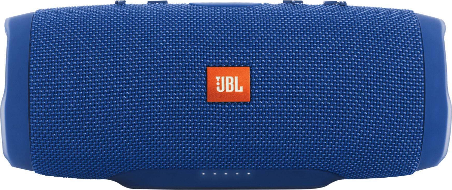 Alt View 1. JBL - Charge 3 Portable Bluetooth Speaker - Blue.