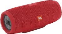 Angle Zoom. JBL - Charge 3 Portable Bluetooth Speaker - Red.