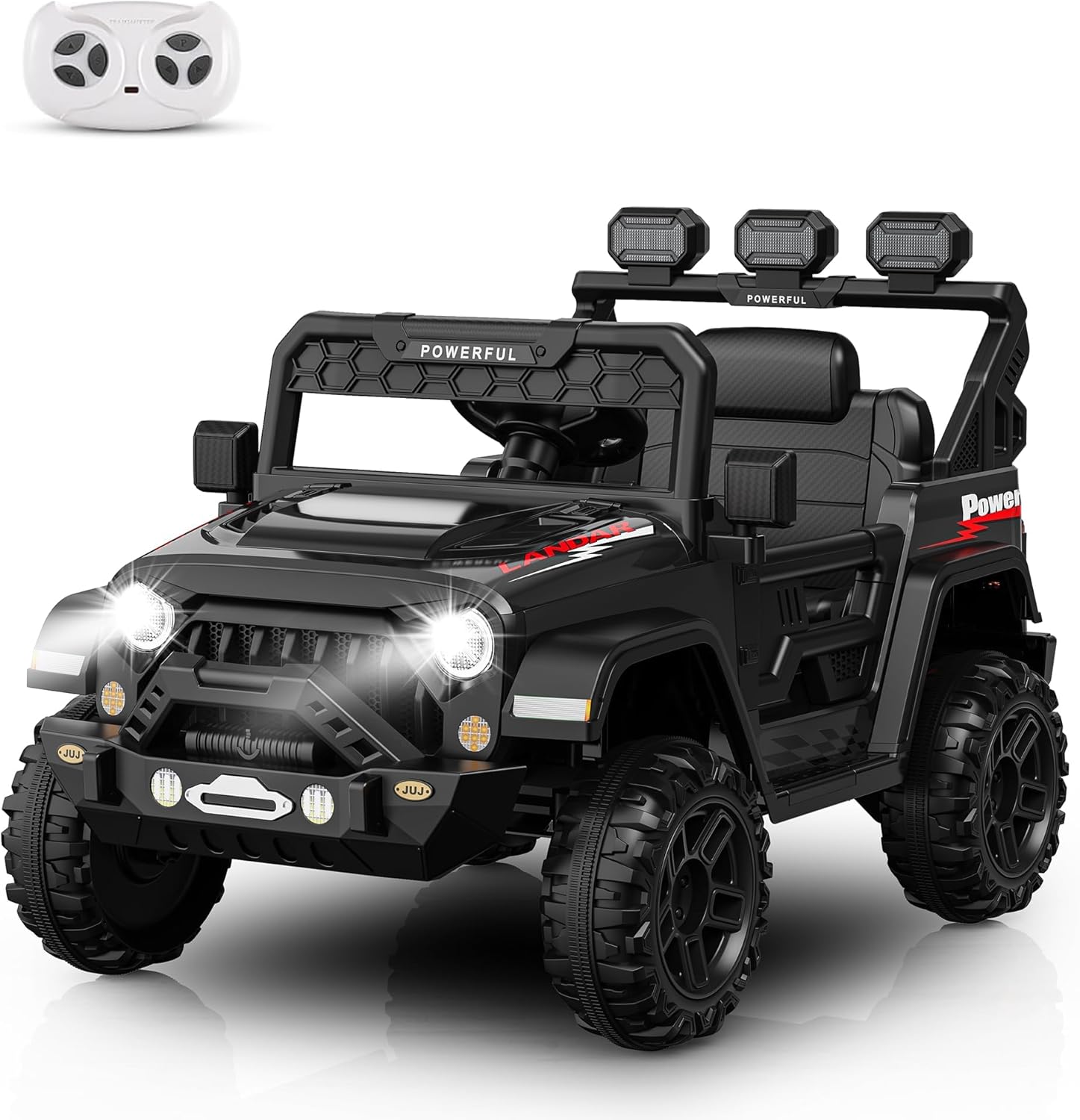 Electrodes Masters - 12v Kids Ride on Truck Car, Electric Vehicles with Parent Remote Control, Battery Powered Toy Car for Toddler, LED price history on PriceWatchPro