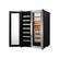 Alt View 12. Whynter - Freestanding Wine Cooler and Cigar Humidor Center - Black/Stainless-Steel.