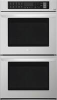 LG - 30" Smart Built-In Electric Convection Double Wall Oven with EasyClean - Stainless Steel - Front_Zoom