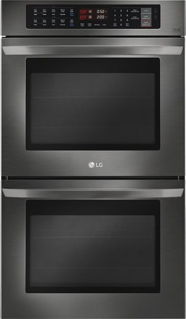 Lg 30 Built In Double Electric Convection Wall Oven With Easyclean Black Stainless Steel Lwd3063bd Best - Best 30 Inch Electric Double Wall Ovens