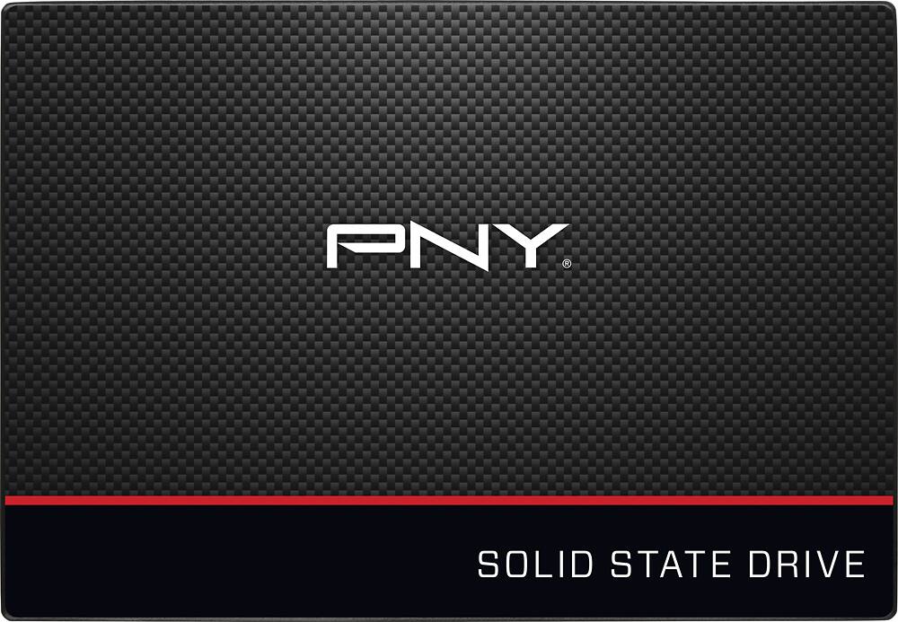 Front. PNY - CS1311 960GB Internal SATA III Solid State Drive - Black.