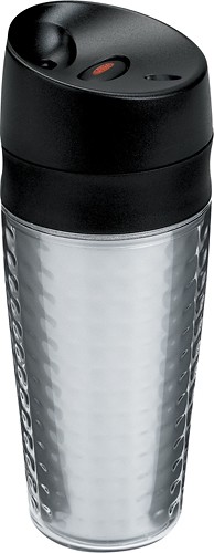 OXO 16 oz. White Stainless Steel Thermal Travel Mug with Simply