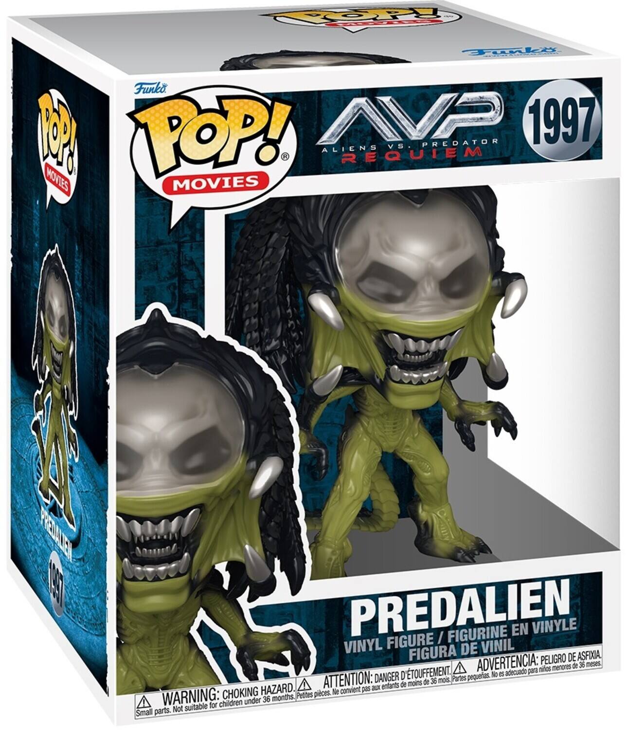 OP Funko POP! AVP VS. Predator 1997 Aliens Requiem Movies Vinyl Figure / Figurine en Vinyle / Figura de Vinil

Predalien

Warning: Choking Hazard. Small parts. Not suitable for children under 36 months.