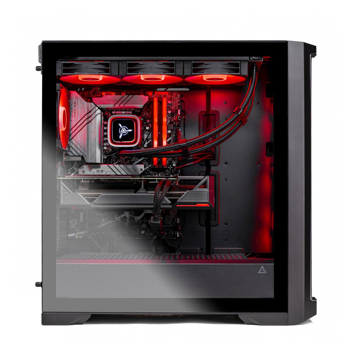 Alt View 2. Skytech Gaming - Skytech LEGACY4 - AMD Ryzen 9 9900X3D, 5090, 64GB 6000 MHz DDR5 RAM, 1000W GOLD A3 PSU - Black.