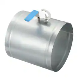 Unique Bargains - 8 Inch HVAC Duct Damper Manual Volume Backdraft Damper - Silver