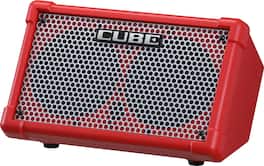 BOSS - CUBE Street II Portable Stereo Amplifier with Battery Power, Dual Channels, Looper, Vocal Harmony Function and USB Audio - Red