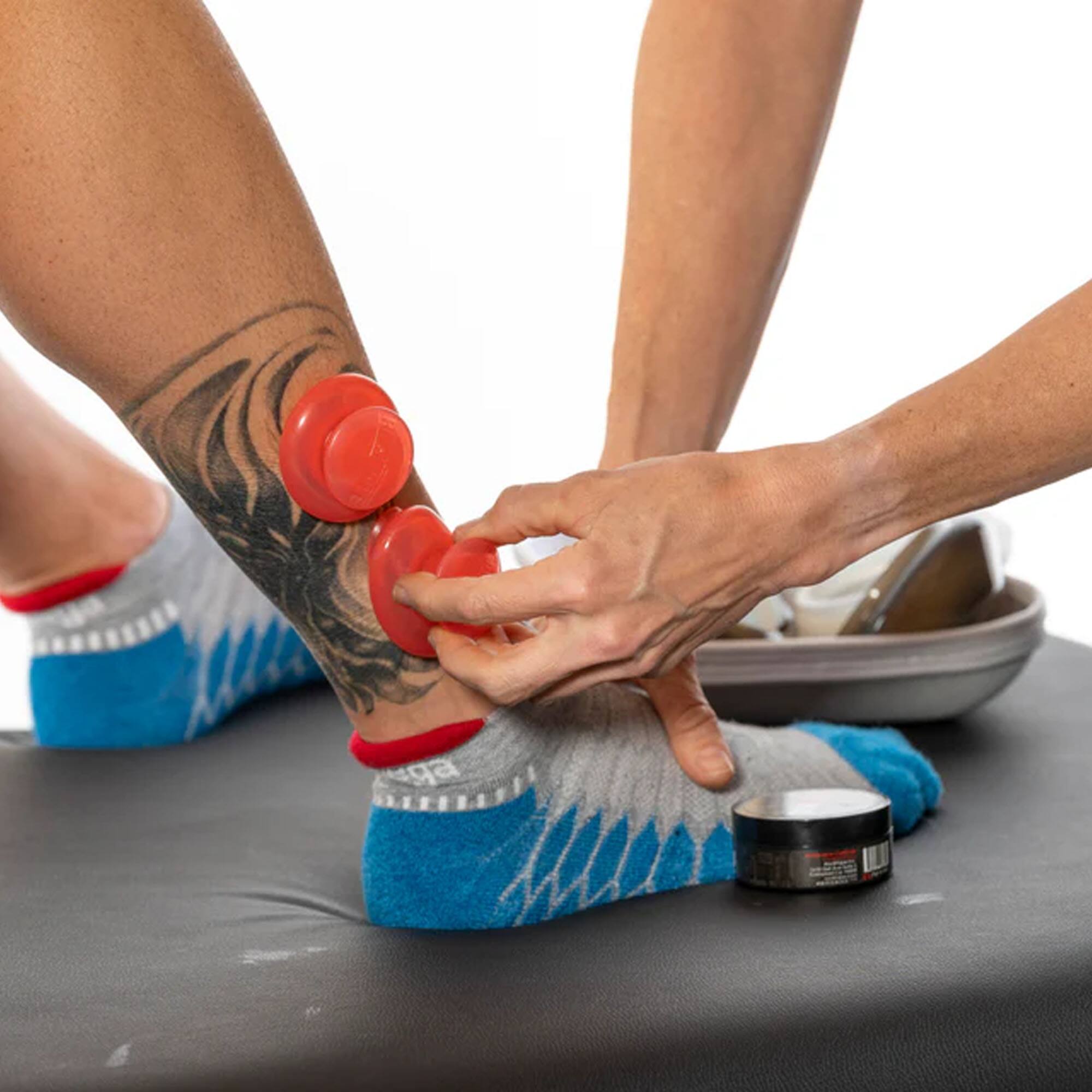 Alt View 5. RockTape - Rocktape Rockpods Glide, White/Black/Red - White/Black/Red.