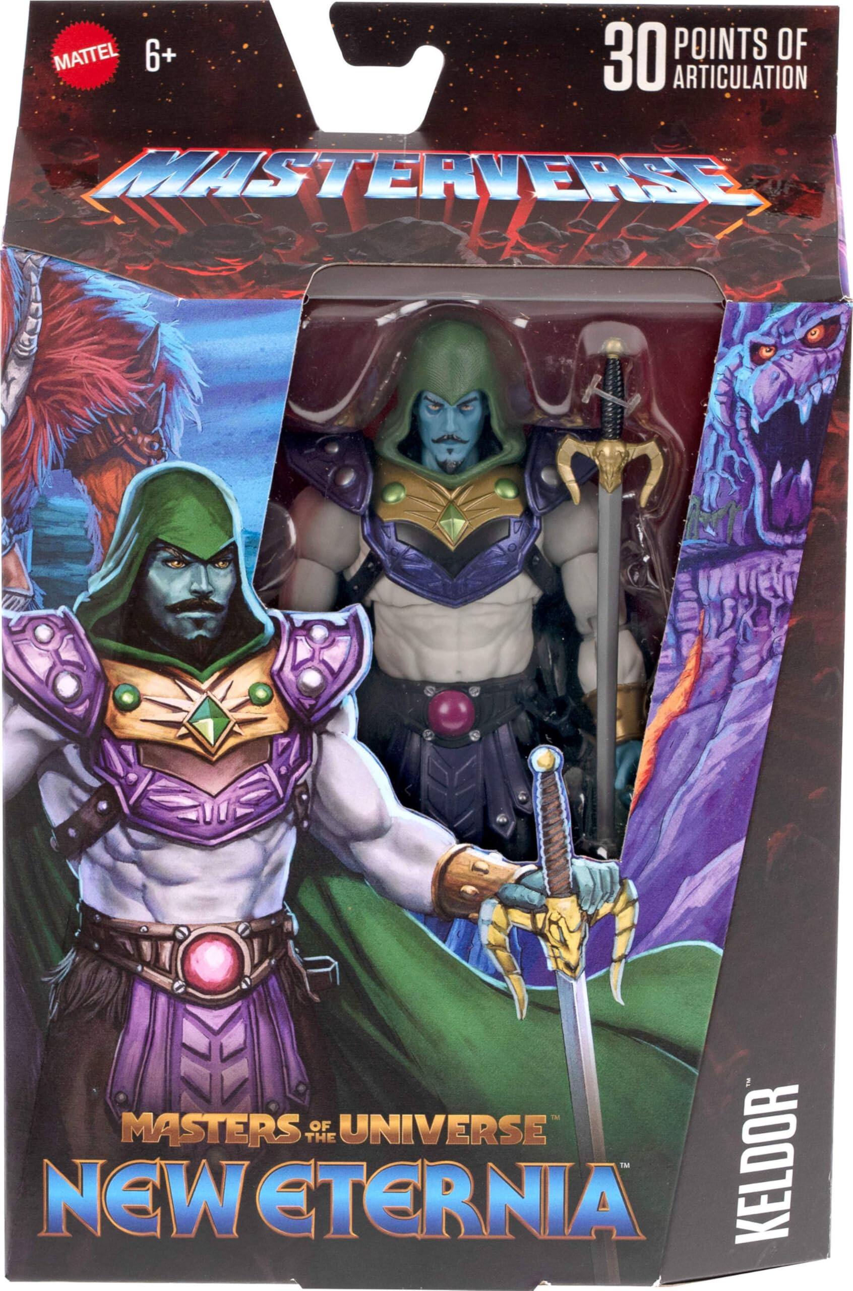 MATTEL 6+  
30 POINTS OF ARTICULATION  
MASTERVERSE  
MASTERS OF THE UNIVERSE  
NEW ETERNIA  
KELDOR