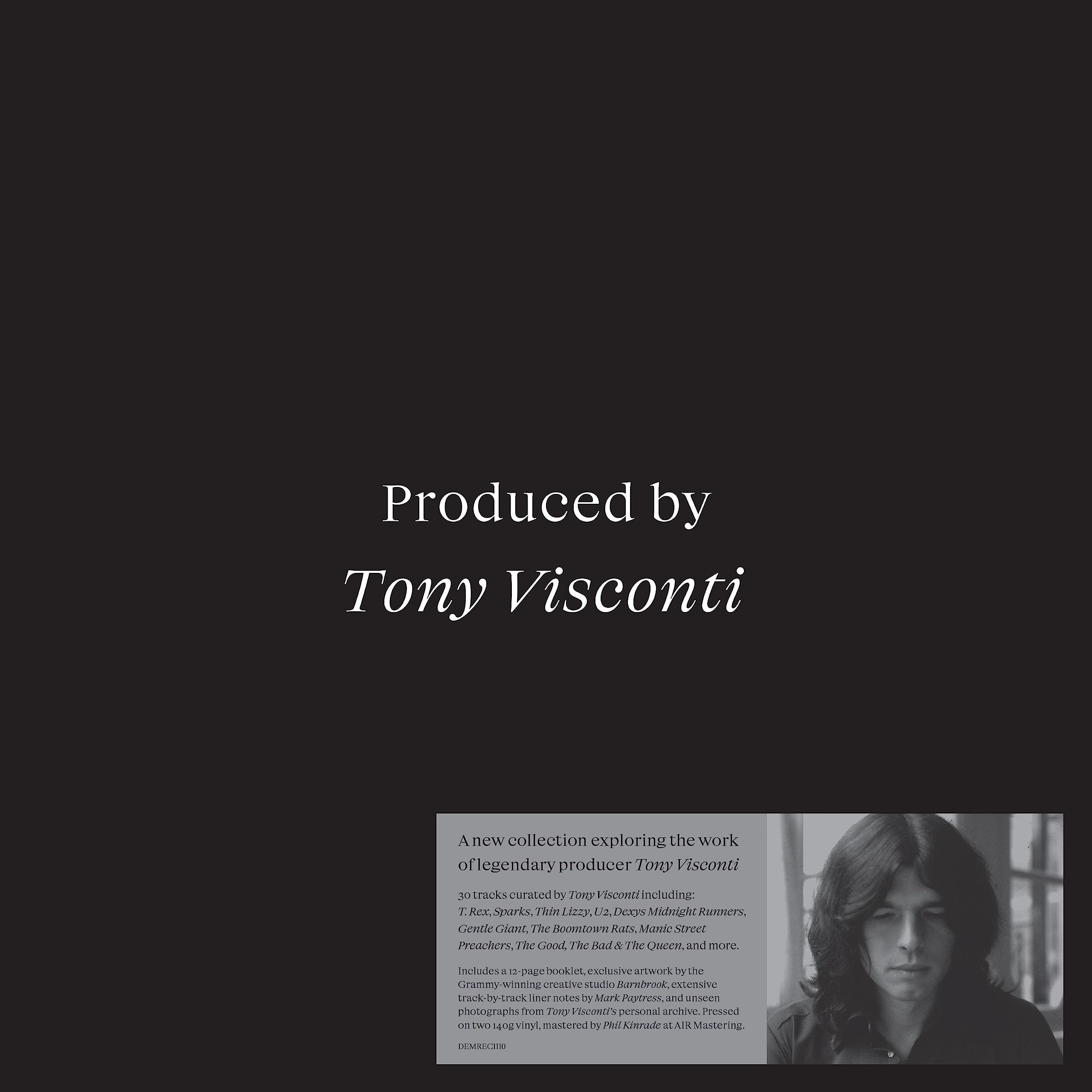Front. Produced by Tony Visconti [LP].