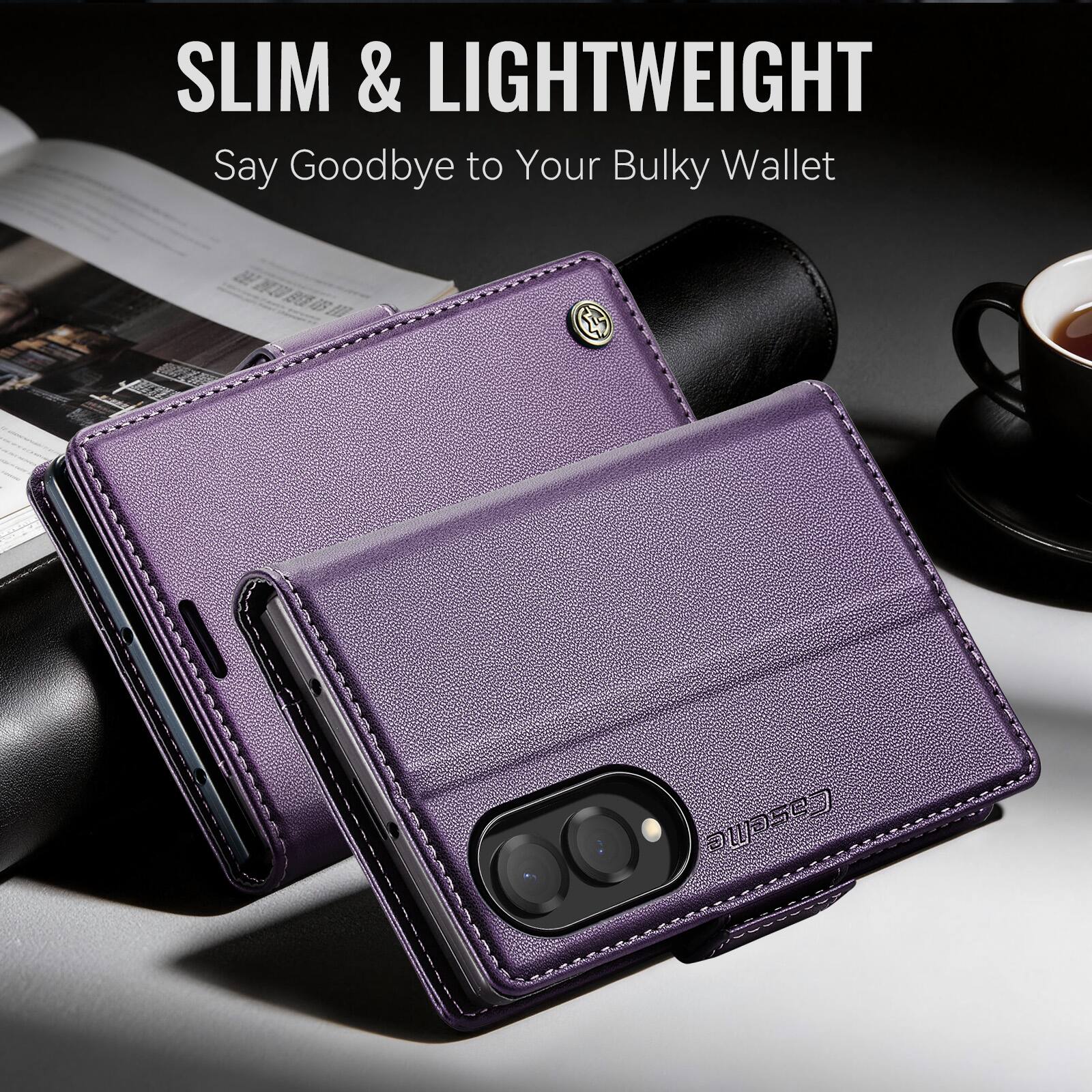 SLIM & LIGHTWEIGHT  
Say Goodbye to Your Bulky Wallet