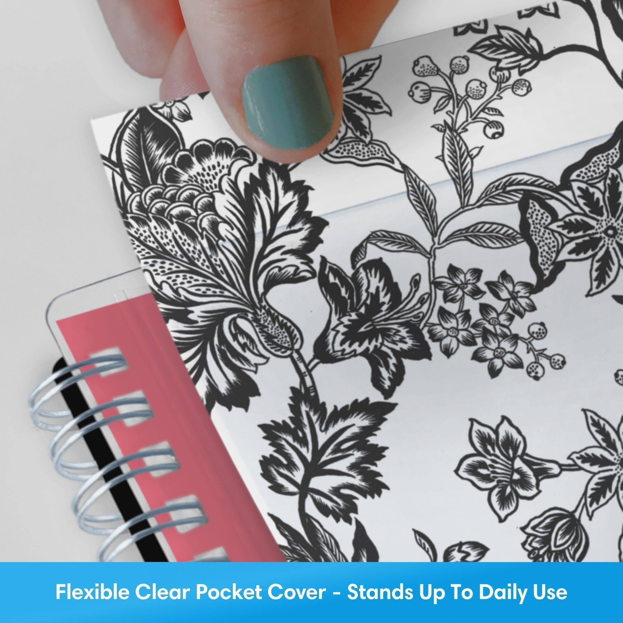 Flexible Clear Pocket Cover - Stands Up To Daily Use