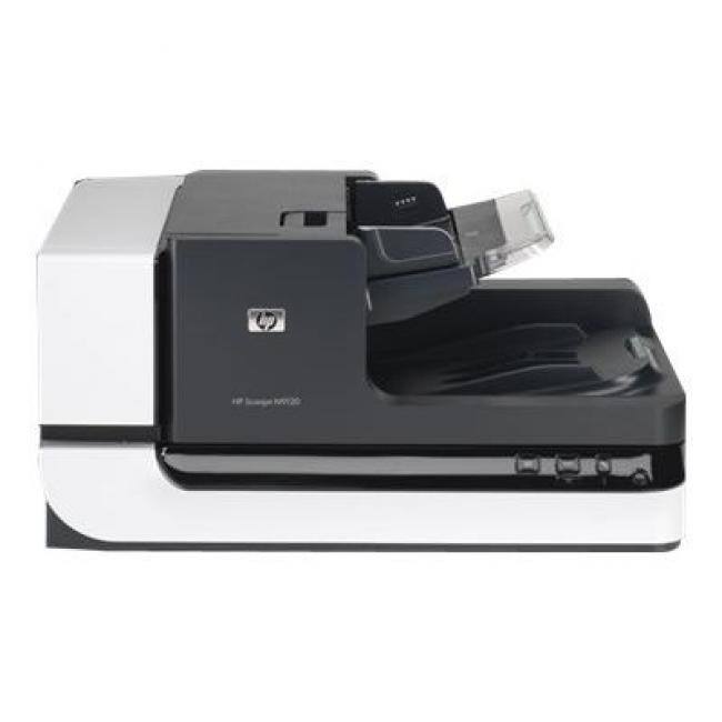 Front. HP - HP Scanjet Flow N9120 fn2 Sheetfed Scanner - 600 dpi Optical - 24-bit Color - 8-bit Grayscale - 120 ppm (Mono) - 120 ppm - Color.