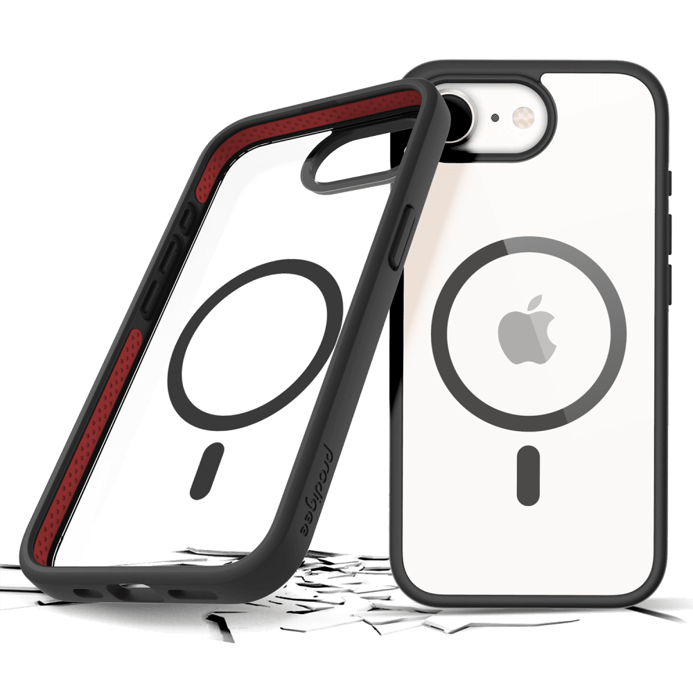 Alt View 3. Prodigee - Magneteek Series Case for MagSafe for Apple iPhone 16e - Black - Black.