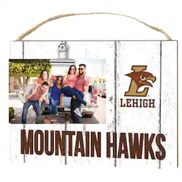 Jardine - Lehigh Mountain Hawks 8" x 10" Weathered Clip It Frame - White