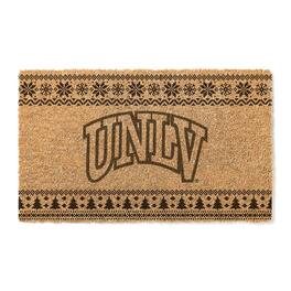 Jardine - UNLV Rebels 18" x 30" Holiday Coir Doormat - Brown