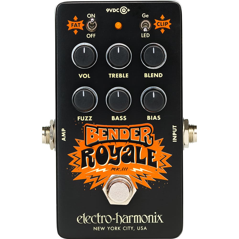 Harmonix - Bender Royale Germanium Fuzz Filter Pedal - BENDER BLACK