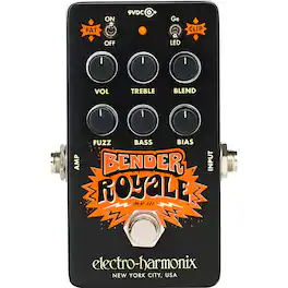 Harmonix - Bender Royale Germanium Fuzz Filter Pedal - BENDER BLACK