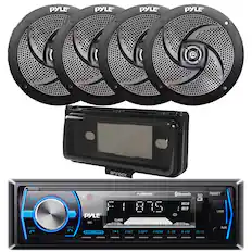 PYLE PYLE PYLE PYLE enrock MODE t AMS IR PYLE MIC CLASS PLMRB298 175 8 Bluetooth CARD U58 e0 SD RESET USB BAND CLK I 1 2 INT 3 RPT 4 RDM 5 -10 6 +10 MUTE AUX