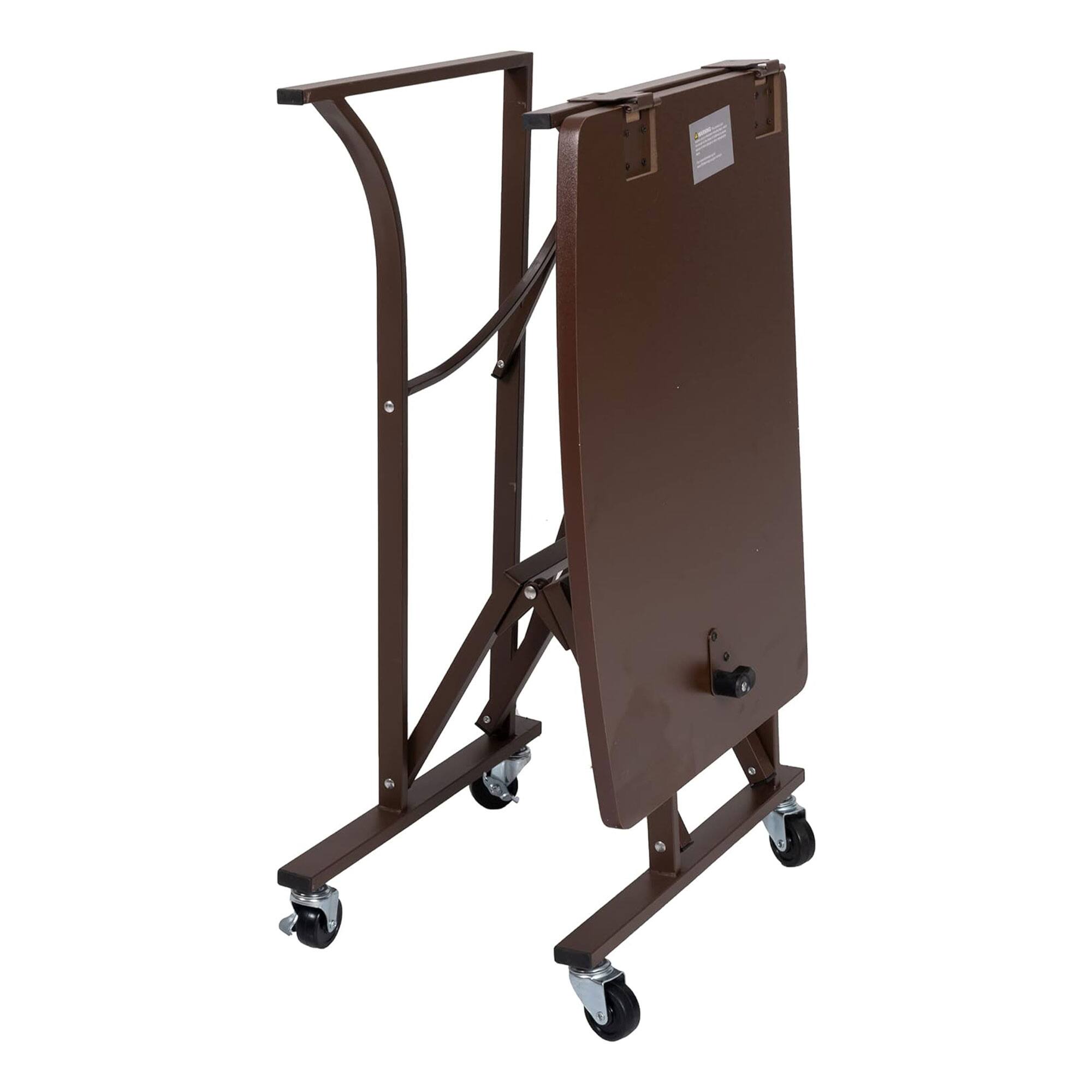 Alt View 4. Origami - Origami Folding Computer Desk for Office, Students, and Gaming, Vintage Bronze - Vintage Bronze.