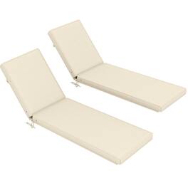 Outsunny - Patio Chair Cushions with Backrests - Beige