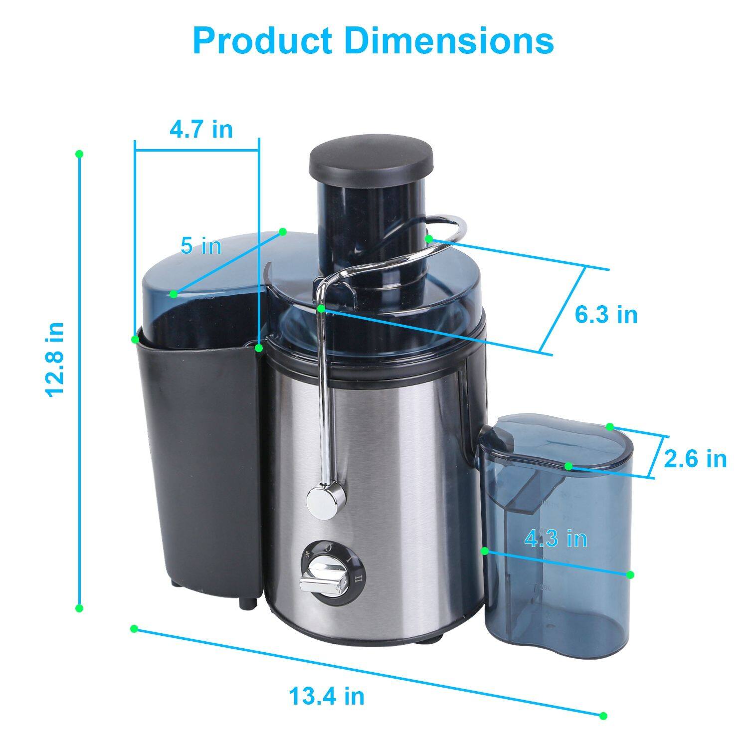 Product Dimensions: 4.7 in x 5 in x 12.8 in x 6.3 in x 2.6 in x 4.3 in x 13.4 in