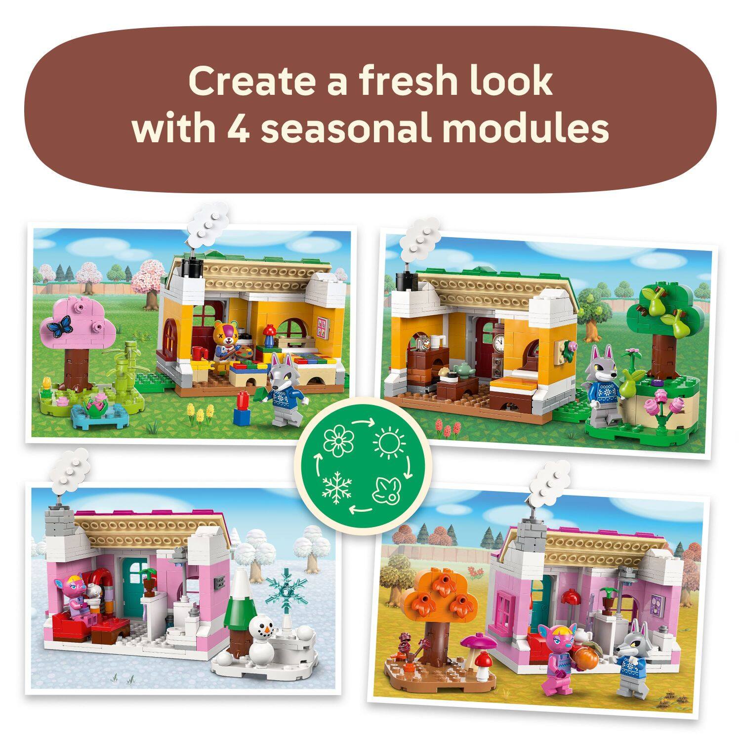Create a fresh look with 4 seasonal modules