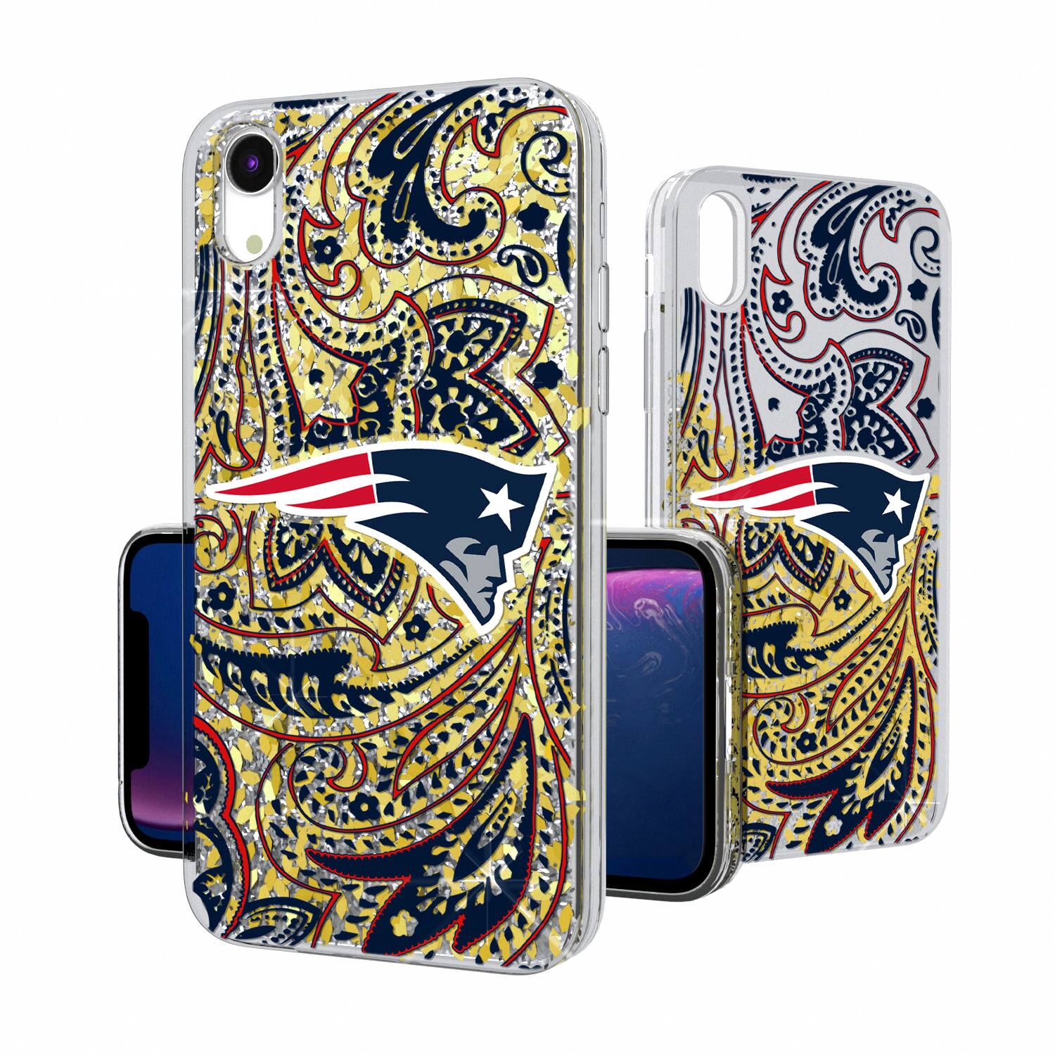 Front. Keyscaper - iPhone Paisley Design Glitter Case - 14 Pro Max - Multicolor.