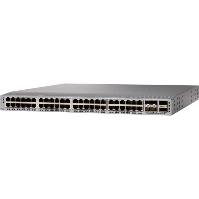 Cisco Consumer Products - Cisco Nexus 9348GC-FXP Ethernet Switch - 48 Ports - Manageable - Gigabit Ethernet, 25 Gigabit Ethernet, 100 Gigabit - Unknown